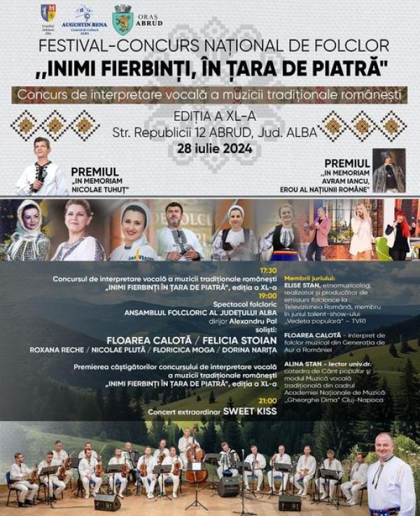 Festivalul concurs „Inimi fierbinți în țara de piatră” la Abrud