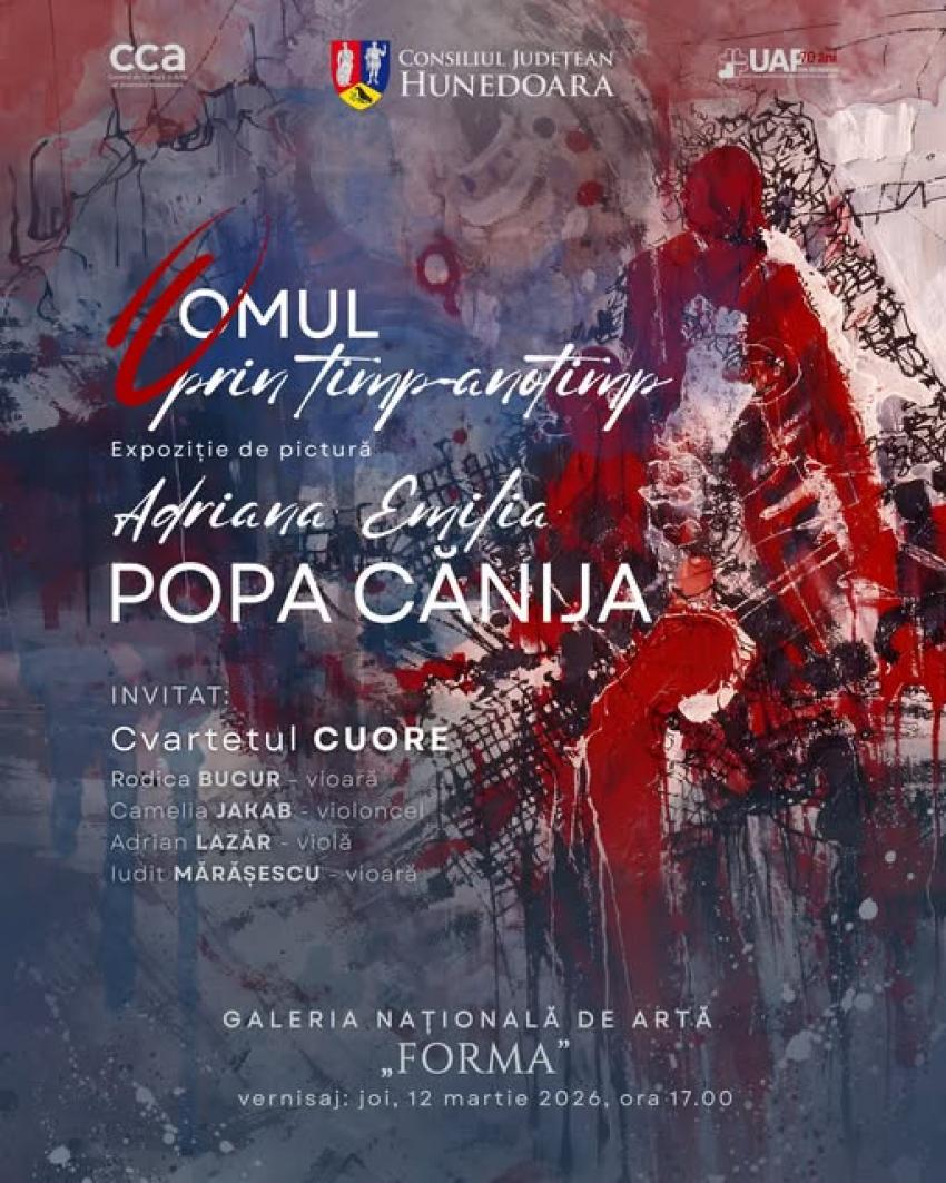 Expoziția de pictură ”Omul prin timp-anotimp”, dialog dintre artă și gândire