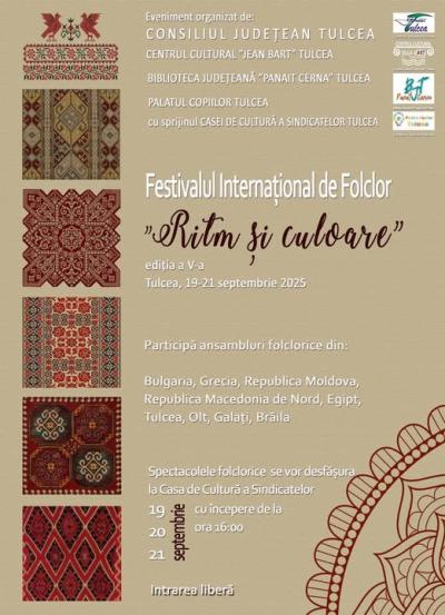 A V-a ediție a Festivalului Internațional de Folclor “Ritm și culoare” la Tulcea